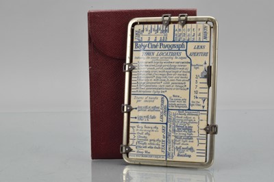 Lot 595 - A Kaufmann's Le Posographe Exposure Calculator