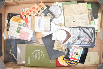 Lot 598 - A Tray of Exposure Calculators and Exposure Charts