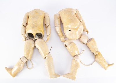 Lot 1292 - Two French bebe doll’s bodies