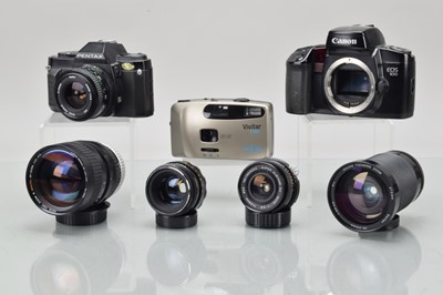 Lot 603 - Film Cameras and Lenses