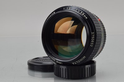 Lot 613 - A Minolta MC Rokker 58mm f/1.2 Lens