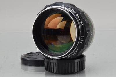 Lot 614 - A Minolta MC Rokker-PG 58mm f/1.2 Lens