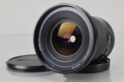 Lot 615 - A Contax Carl Zeiss T* 35mm f/3.5 Distagon Lens