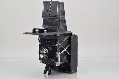 Lot 624 - An Ihagee Patent Klapp Reflex 9 x 12 (No. 1120) Camera