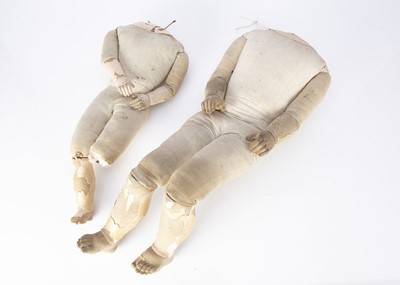 Lot 1295 - Two Gesland French fashion doll bodies