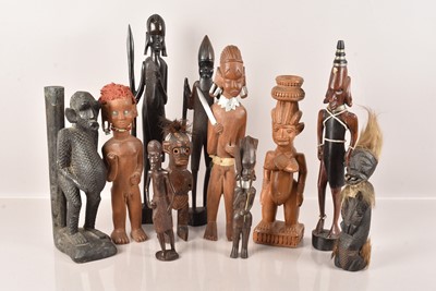 Lot 5 - A collection of African Tribal Figures
