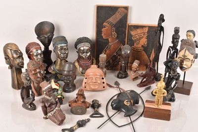 Lot 6 - An assortment of African Tribal items