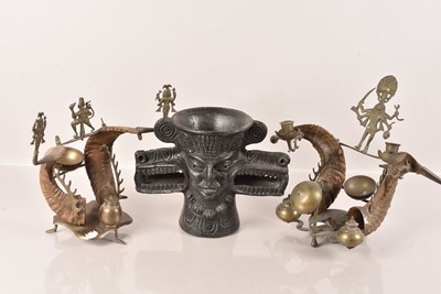 Lot 10 - A Mayan Style Incense Burner