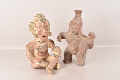 Lot 14 - An Aztec Pottery figure