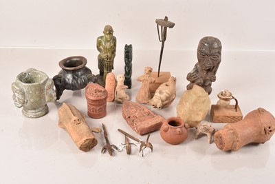 Lot 38 - An assortment of various Tribal items