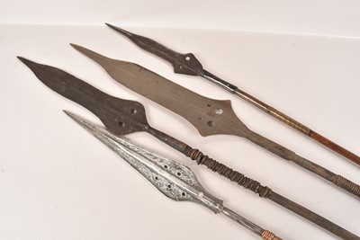 Lot 51 - A group of four Assegai Spears