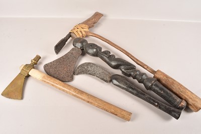 Lot 58 - A Naga Dao Style hand axe
