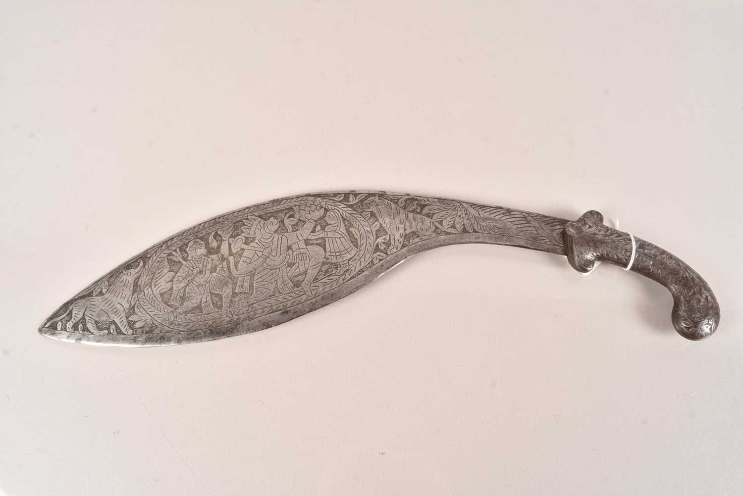 Lot 59 - A North Indian Kukri or Chopper