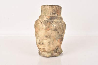 Lot 70 - A South East Asian bronze bust
