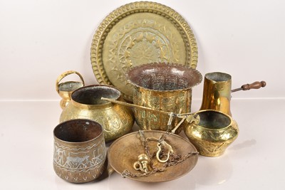 Lot 75 - Middle Eastern Brass Ware (7)