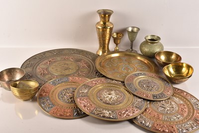 Lot 79 - A collection of Middle Eastern Metalware