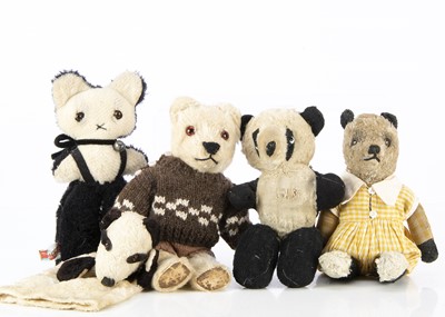 Lot 409 - A post-war Teddy Bear and pandas