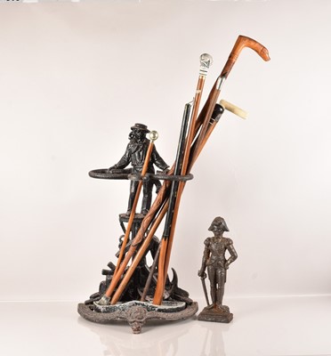 Lot 122 - A collection of Walking Sticks and Cane