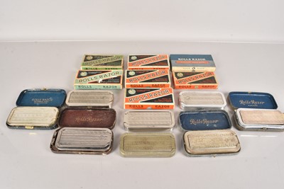 Lot 140 - A good collection of Vintage Rolls Razors