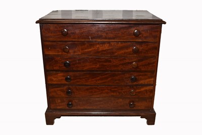Lot 157 - A Collector's Cabinet/Apprentises Chest of Drawers