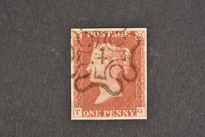 Lot 216 - An 1841 1d Red