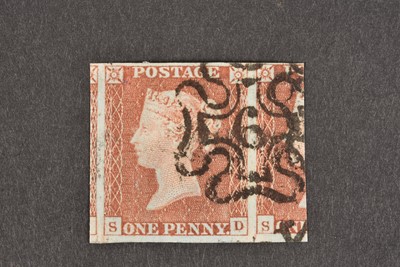 Lot 217 - An 1841 1d Red