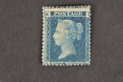 Lot 221 - An 1858 2d Blue