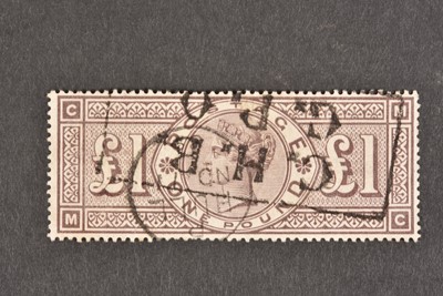 Lot 222 - An 1884 £1 Brown