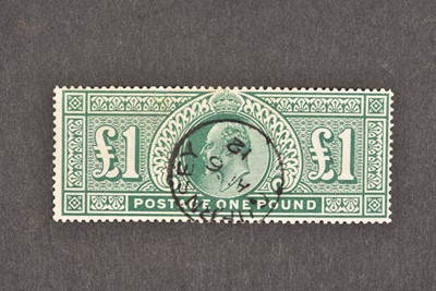 Lot 224 - 1911 £1 deep-green