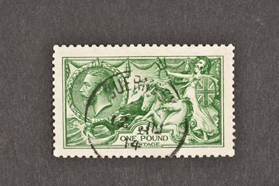 Lot 225 - 1913 £1 Seahorse Green