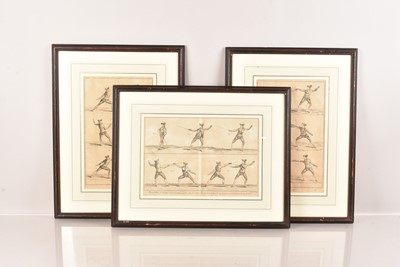Lot 226 - Three French Fencer Engraving