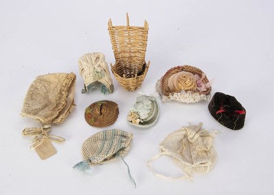 Lot 1319 - Doll’s hats