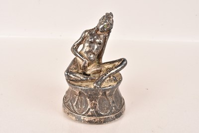 Lot 252 - A 1970s silver hallmarked Erotic Chess Piece