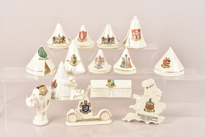 Lot 265 - An assortment of various crested china