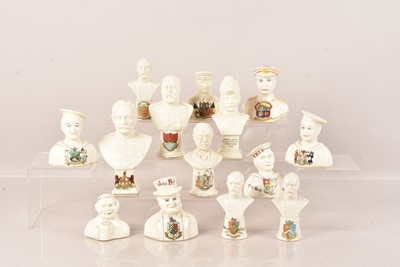 Lot 267 - An assortment of Crested Busts