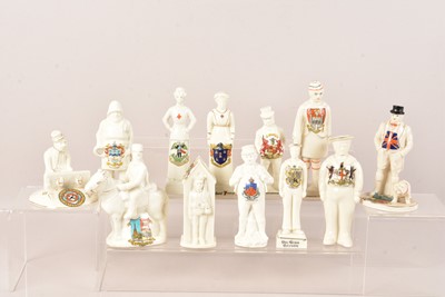 Lot 268 - A collection of Crested Figures