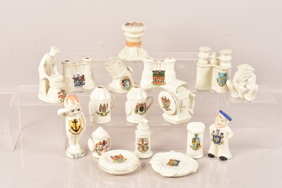 Lot 269 - An assortment of Military Crested China