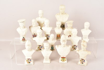 Lot 274 - A selection of Crested Busts