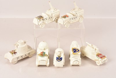Lot 281 - A selection of Crested Armoured Vehicles