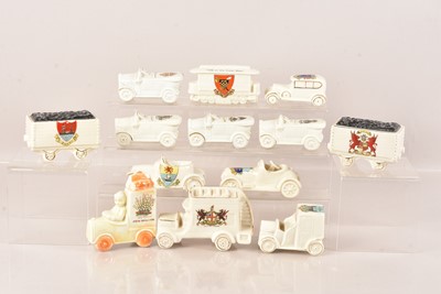 Lot 284 - A collection of Crested Vehicles