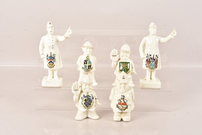 Lot 292 - A group of Six Crested Police Officers
