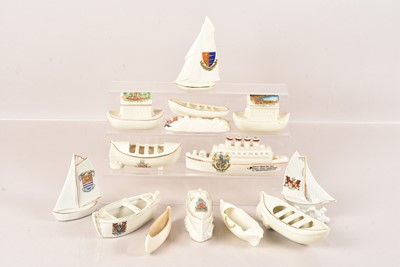 Lot 296 - An assortment of Maritime Related Crested China