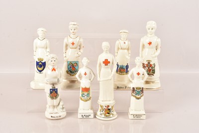 Lot 299 - An assortment of Crested Nurse Figures