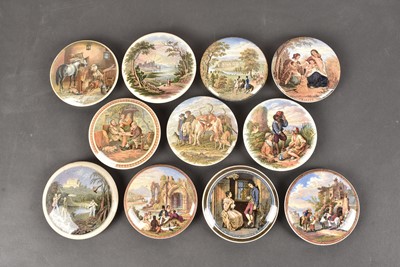 Lot 301 - Pratt Ware - Pot Lids