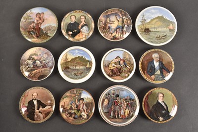 Lot 305 - Pratt Ware - Pot Lids