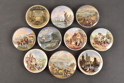 Lot 306 - Pratt Ware - Pot Lids