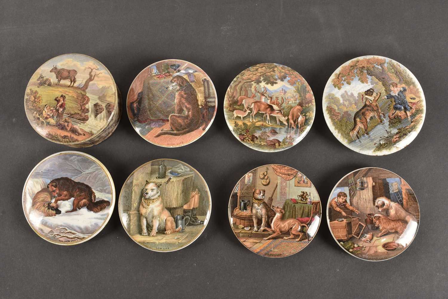 Lot 310 - Pratt Ware - Pot Lids