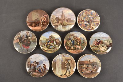 Lot 311 - Pratt Ware - Pot Lids