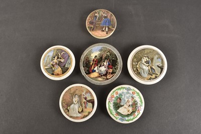 Lot 313 - Pratt Ware - Pot Lids