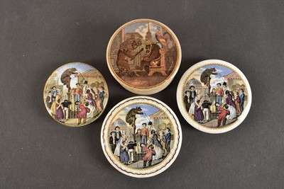 Lot 316 - Pratt Ware - Pot Lids